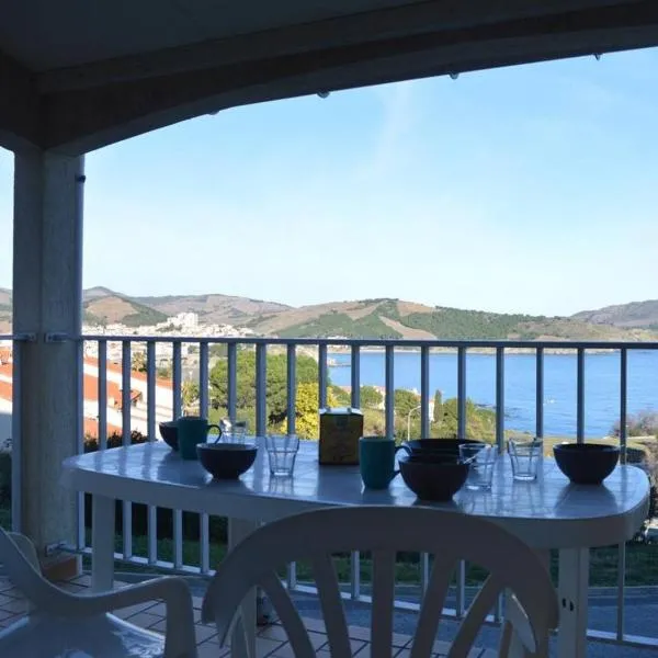 Studio cabine à Banyuls-sur-Mer, parking, clim, vue mer - FR-1-225C-385, hôtel à Banyuls-sur-Mer