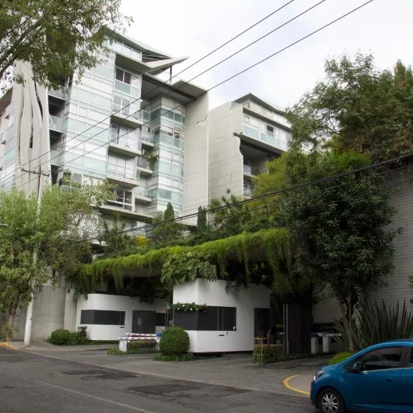 Habitación confortable dentro departamento Natura, Hotel in Mexiko-Stadt