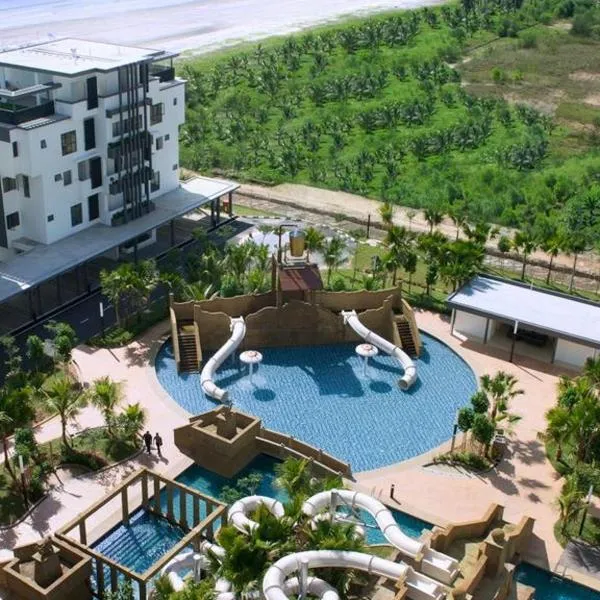 SG Residence Deluxe Family Suite Seaview 2Bedroom, hotel in Kampong Tanjong