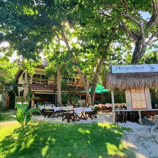 Angelina Beach Resort & Italian Restaurant Malapascua, hotel en Isla de Malapascua