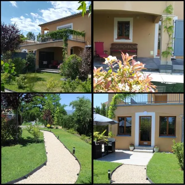 Appartement entre Sisteron et Gorges de la Méouge " Les Hauts de Toscane ", hotel en Montéglin