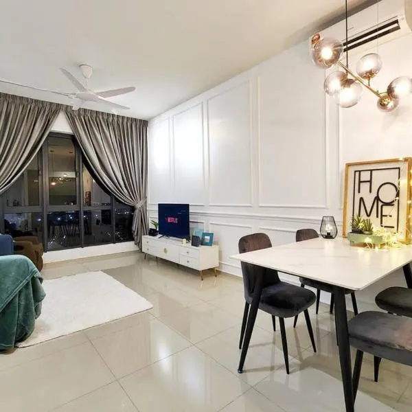 1-7px Klang Bayuemas Staycation Family Lovely Stay Netflix, hotel v destinaci Klang