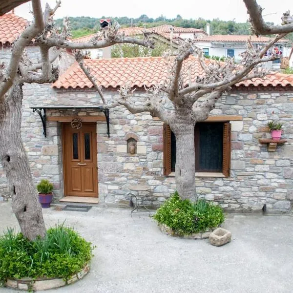 ''The Stone''、Agios Vlasiosのホテル