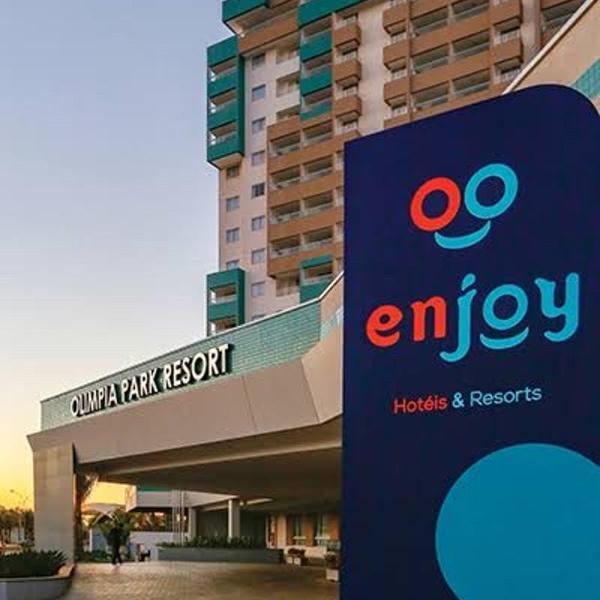Apartamento Enjoy Olimpia Park Resort, ao lado do Thermas