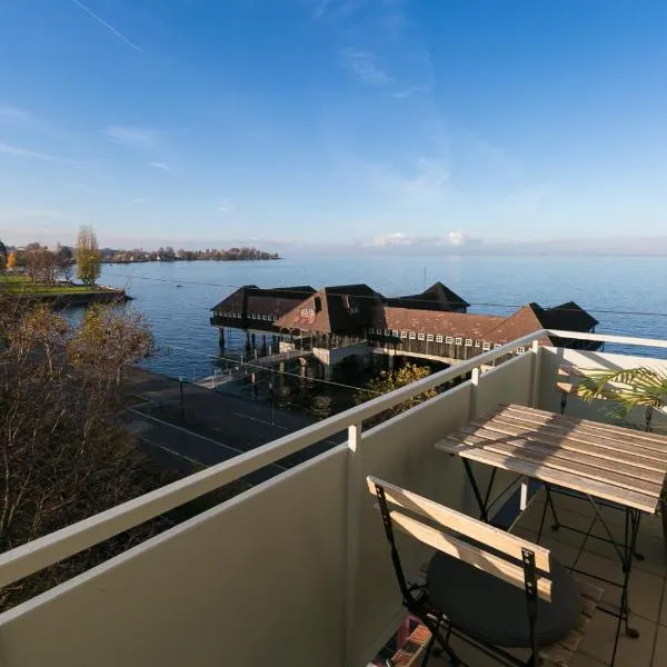 INN JOY Apartments - Rorschach mit Panoramasicht, hótel í Rorschach