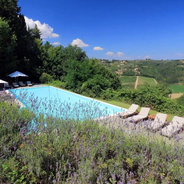Castello di Bibbione, hotel San Casciano in Val di Pesában