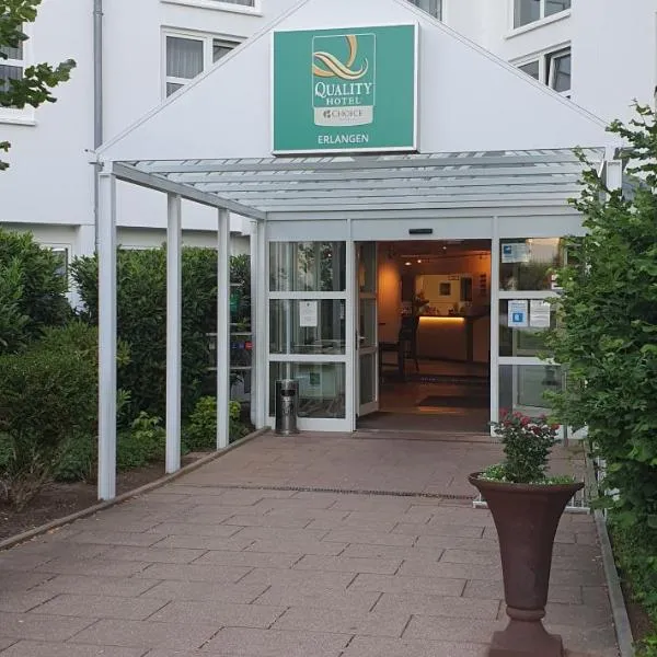 Quality Hotel Erlangen Garni, hotelli kohteessa Heroldsbach