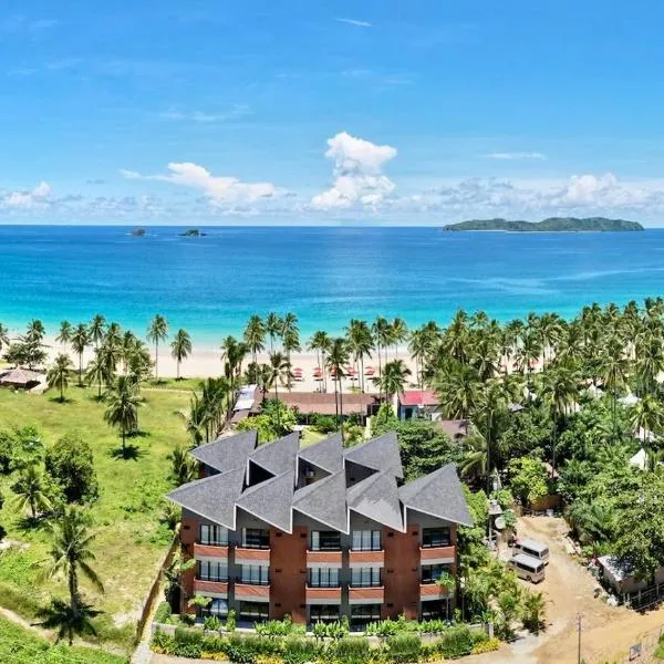 Nacpan Beach Resort, hotel in Locaroc