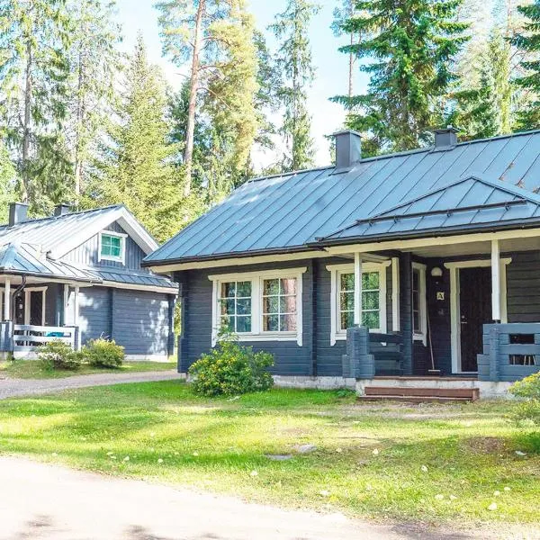 Tervakosken Tervaniemi hirsimökki & oma sauna, hotelli Tervakoskella