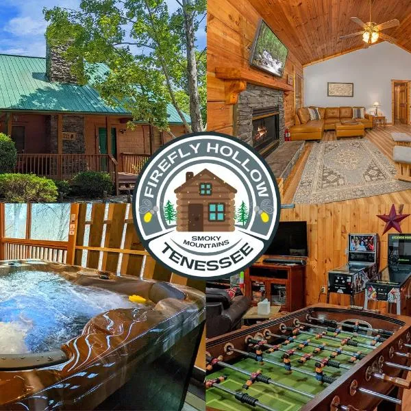 Firefly Hollow Cabin - Smoky Mountains - Soaky Mountain Water Park - Sevierville Convention Center, Hotel in Pigeon Forge