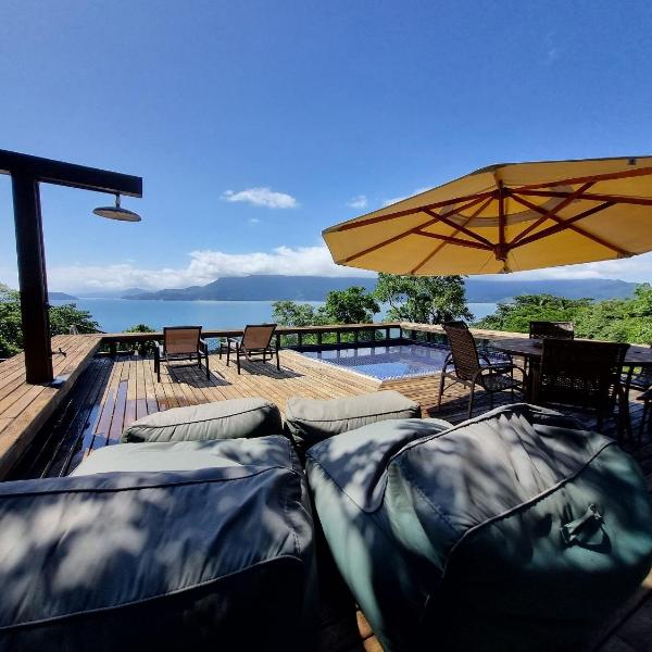 Glass House de luxo 250m² com jacuzzi e vista para o mar em Ilhabela - Foto 2