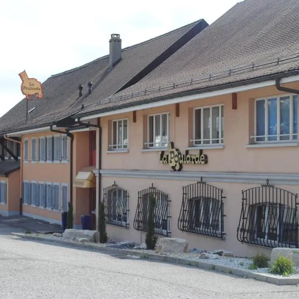 Motel - Hôtel La Poularde، فندق في Romont