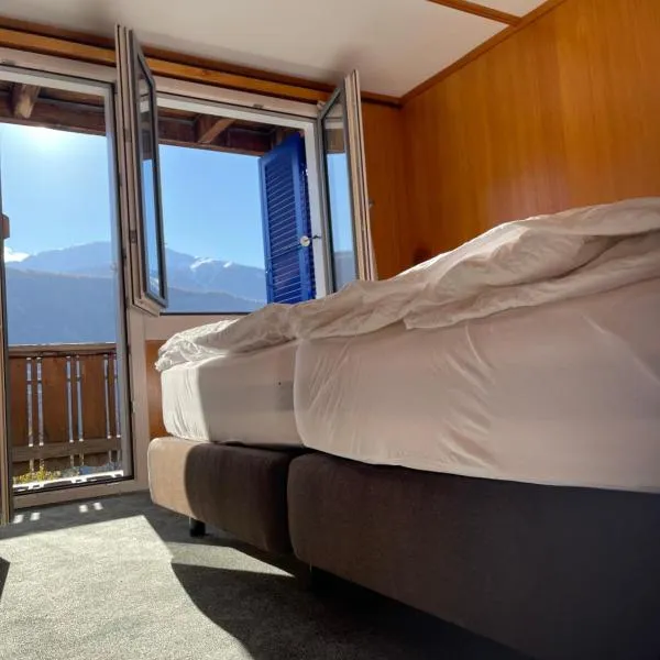 VISPERBLICK 24-7 Parkplatz und Frühstück inkl, hotell sihtkohas Ausserberg