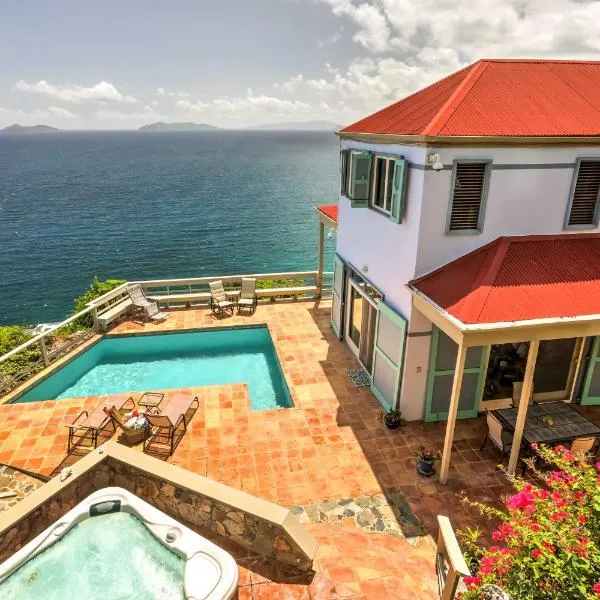 St Thomas Cliffside Villa with Pool and Hot Tub!、West Endのホテル