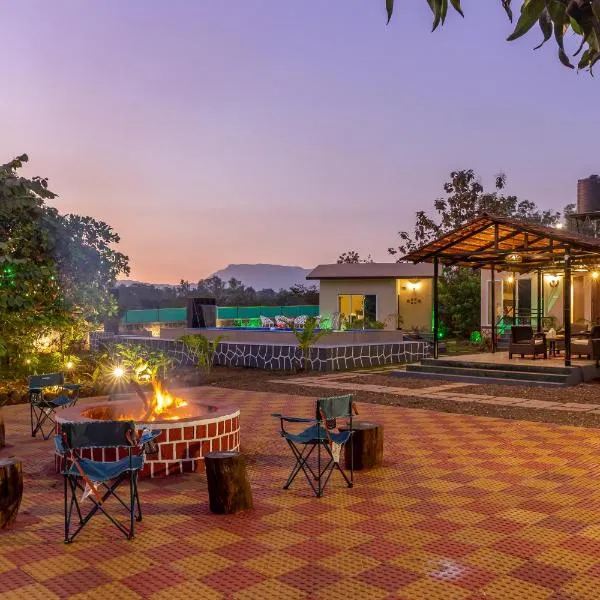 SaffronStays Apricus Farm, Karjat, khách sạn ở Chouk