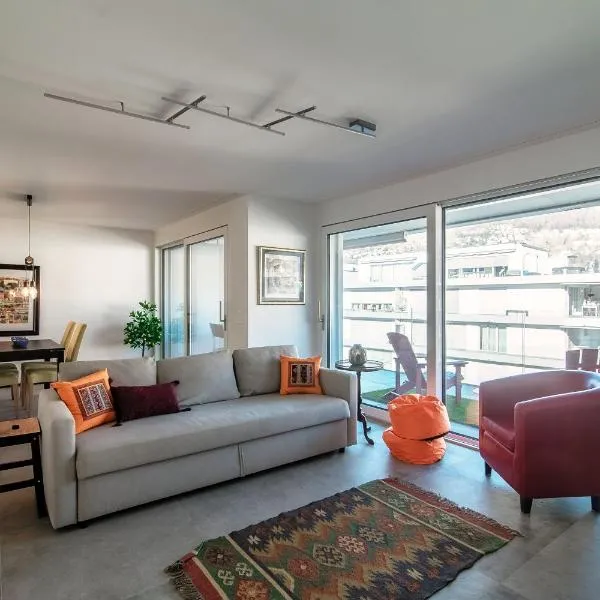 Casa Leini by Quokka 360 - Modern Two Bedroom Apartment Near Lido di Locarno, hotel en Locarno