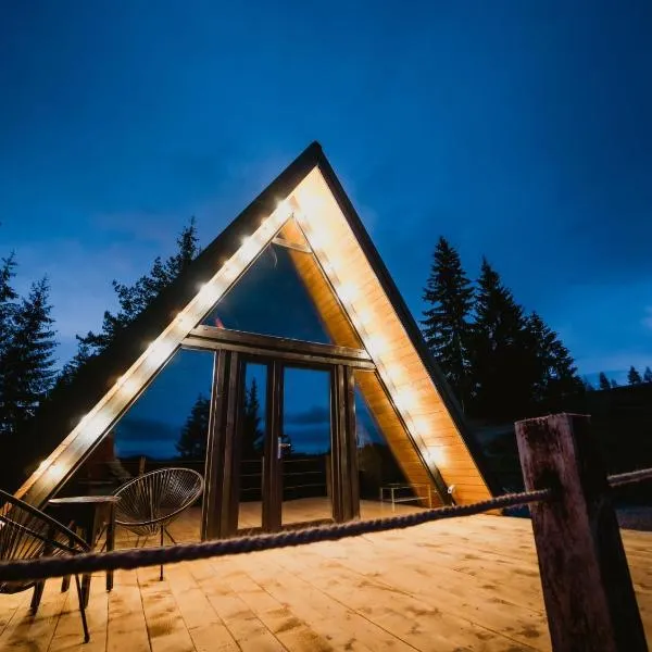 La KOLTAU A-Frame, hotel v destinaci Mărişel
