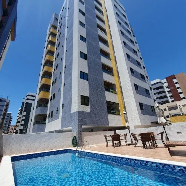 Apartamentos 250m da Orla -Edifício Nugali- Castelo B Temporada, hotelli kohteessa Maceió