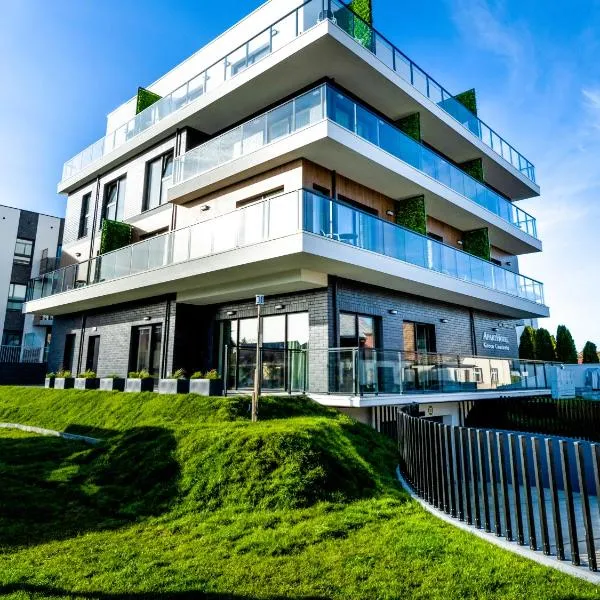Aparthotel Green Concrete - eko-bus na plażę, rowery i masaże, hotel ve Svinoústí