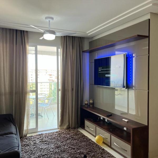 apartamento praia do morro com ar condicionado - beira mar - Foto 5