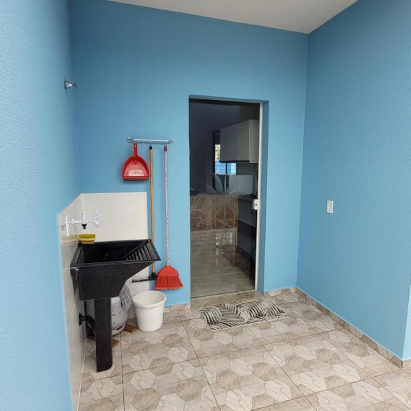 Casa azul de veraneio em Itapoá-SC - Foto 3