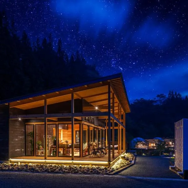 mokki STARDUST GLAMPING、阿智村のホテル