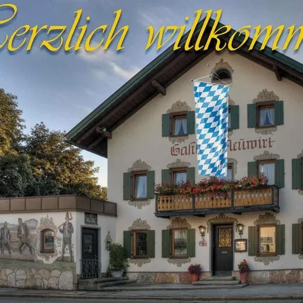 Gasthof und Pension Neuwirt, hotel v destinaci Lenggries