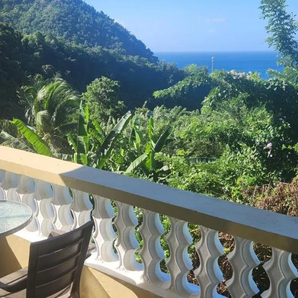 mountain view apartment 2, hotel v destinaci Roseau