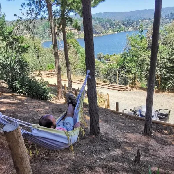Hermosa cabaña con vista al lago Vichuquén, hotel v destinaci Vichuquén