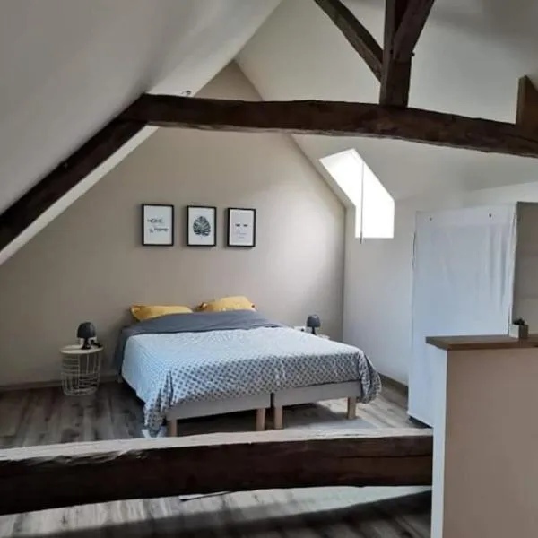 Gîte Val de Loire accès privatif: 2/4 personnes, hôtel à Saint-Branchs