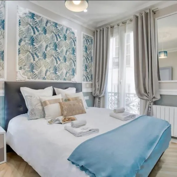 Elégant 120m2 3CH quartier Romantique Centre Ville, hotel a París
