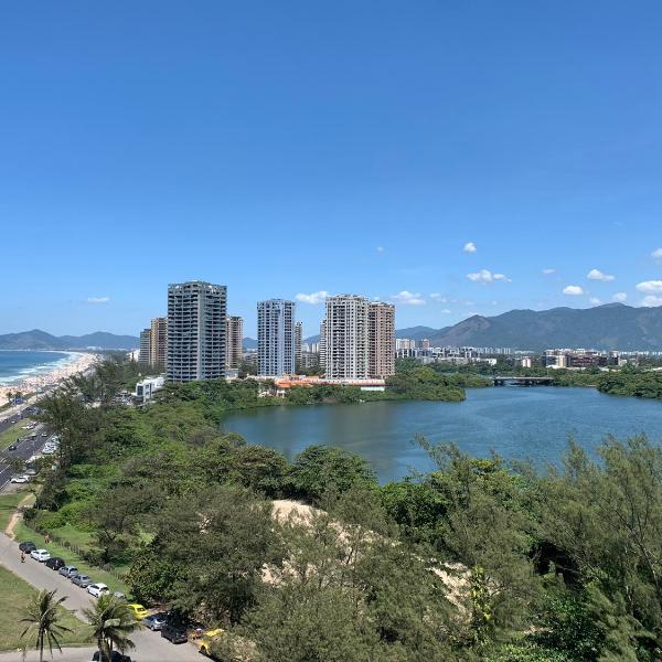 Apart hotel em frente à praia da Barra da Tijuca, vista total para o mar - Foto 5
