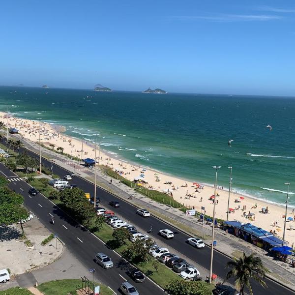 Apart hotel em frente à praia da Barra da Tijuca, vista total para o mar - Foto 2