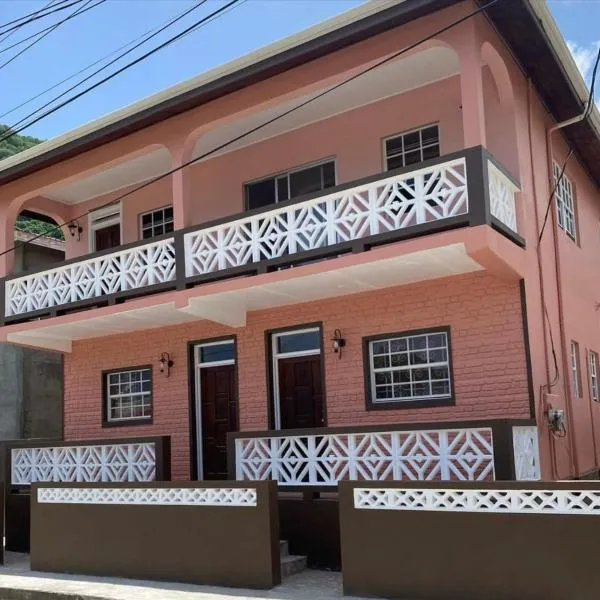 Coco Rose Apartments, hotel v destinaci Soufriere