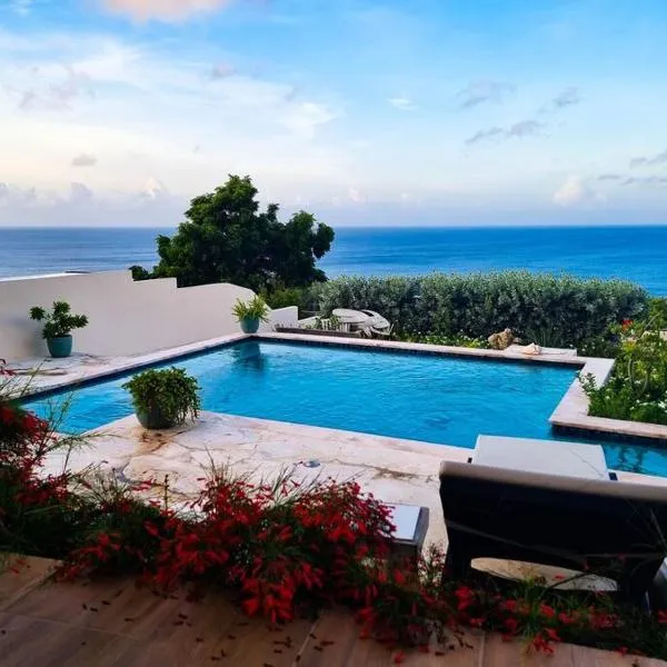 Villa With Pool and Sea View, hotel in Fontein