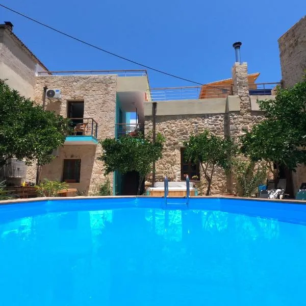 Old Olive Mill Maroulas - Bed and Breakfast – hotel w mieście Maroulás