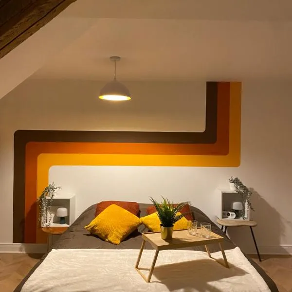 Agréable chambre d'hôte 70s au cœur de l'Alsace, khách sạn ở Bouxwiller