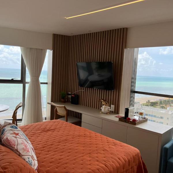 Flat Beira Mar Boa Viagem- Beach Class Internacional-Família - Foto 5