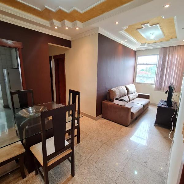 Apto 2 quarto completo com vaga centro contagem