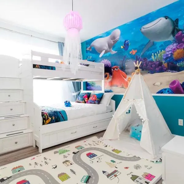 Beautiful Orlando Apt with Nemo Bedroom, 15 min to Disney!, hotel in Kissimmee