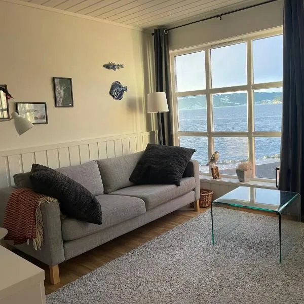 Spacious apartment with view over the trondheimfjord, hotel v destinaci Vangshylla