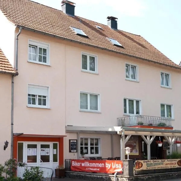 Gasthaus & Pension Lisas-Welt Wasserkuppe, hotel v destinaci Ehrenberg
