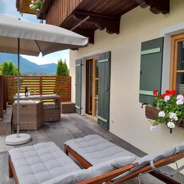 Ferienwohnung Heimat | Chiemgau Karte, hotel in Grassau