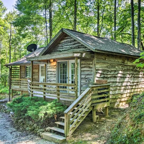 Cozy The Woodshop Cabin with Deck and Forest Views!, hotel en Fontana Village
