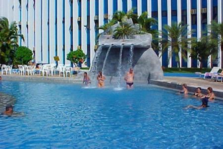 Apart hotel em Caldas Novas com acesso ao parque aquático mediante pagamento de taxa