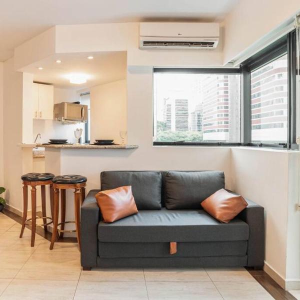 FORTUNE RESIDENCE JARDINS - FLAT 183 - Próximo da Avenida Paulista com Piscina, Sauna, Academia e Gerador que Atende o Apartamento - Foto 5