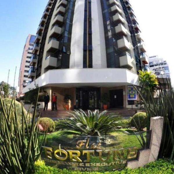 FORTUNE RESIDENCE JARDINS - FLAT 275 - Próximo da Avenida Paulista com Piscina, Sauna, Academia e Gerador que Atende o Apartamento