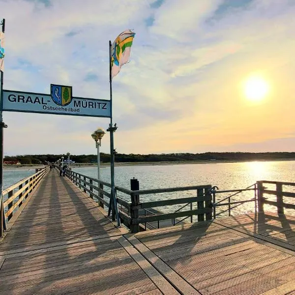 Ferienwohnung Ostsee Graal-Müritz Küstenwald、Gelbensandeのホテル