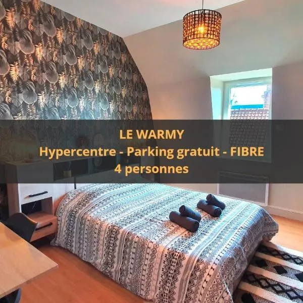 Warmy hypercenter free parking FIBRE - Douaisis Invest, hôtel à Sin-le-Noble