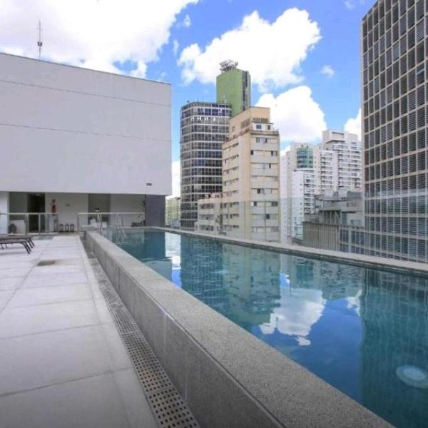 Studio com piscina, academia e localização privilegiada! 1116 - Aconchegante e completo